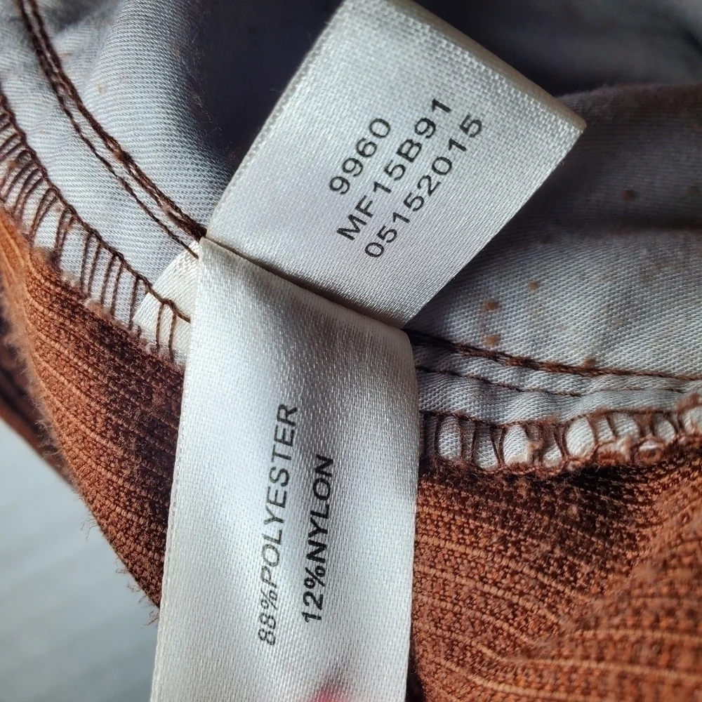 Peter Millar Nanoluxe Men’s Classic Corduroy Pants Sz: 38x30 Brown